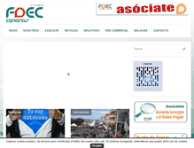 Tablet Screenshot of fedecocanarias.com